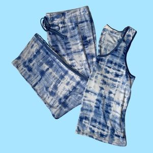 LUCKY BRAND | BLUE TIE DYE LOUNGE SET XXL